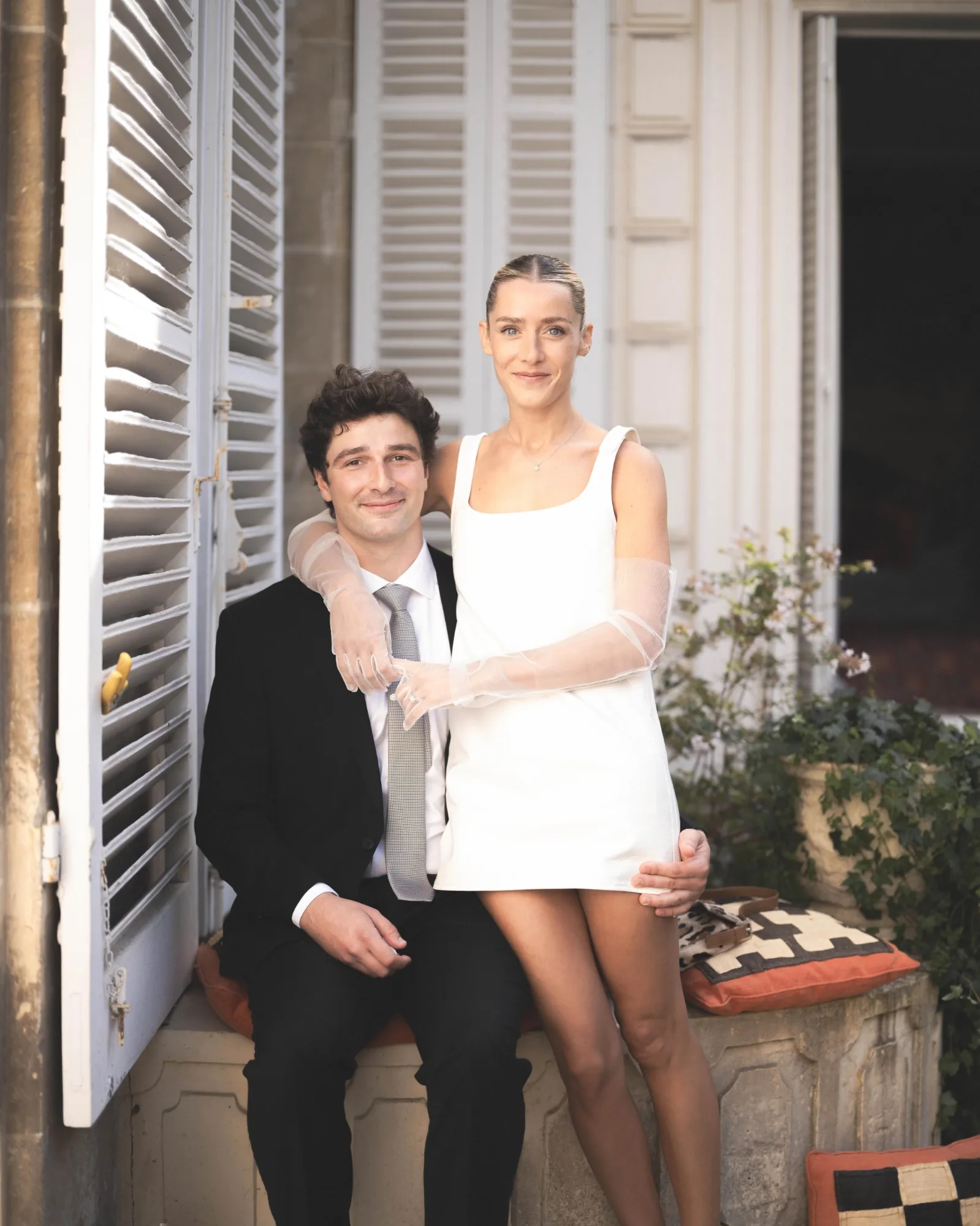 Louise et Victor, le jour du mariage civil